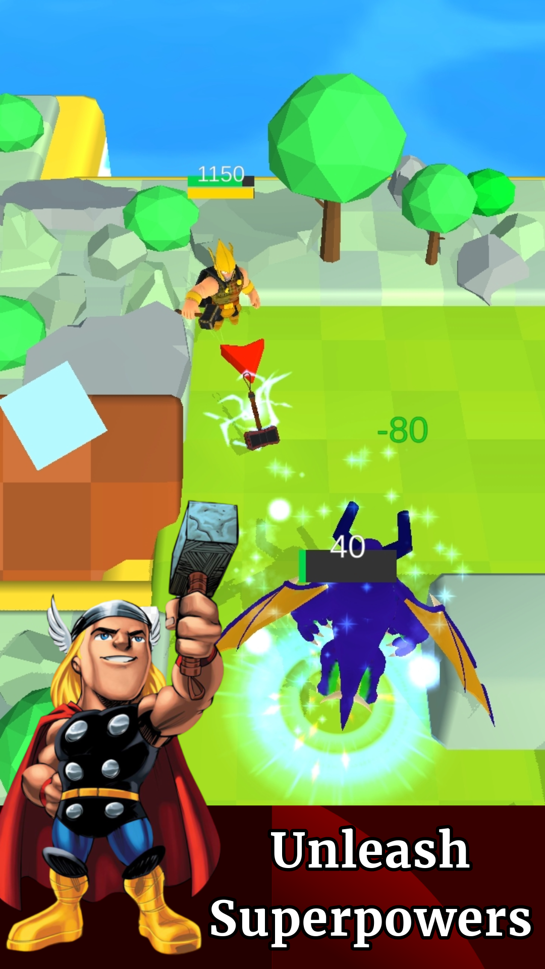 Hero Battle- Super Hero Fight Game Screenshot