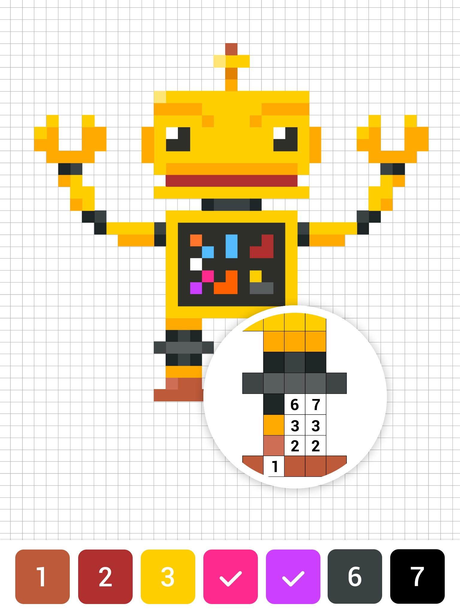 Draw.ly: 숫자로 색칠하기 게임 스크린샷