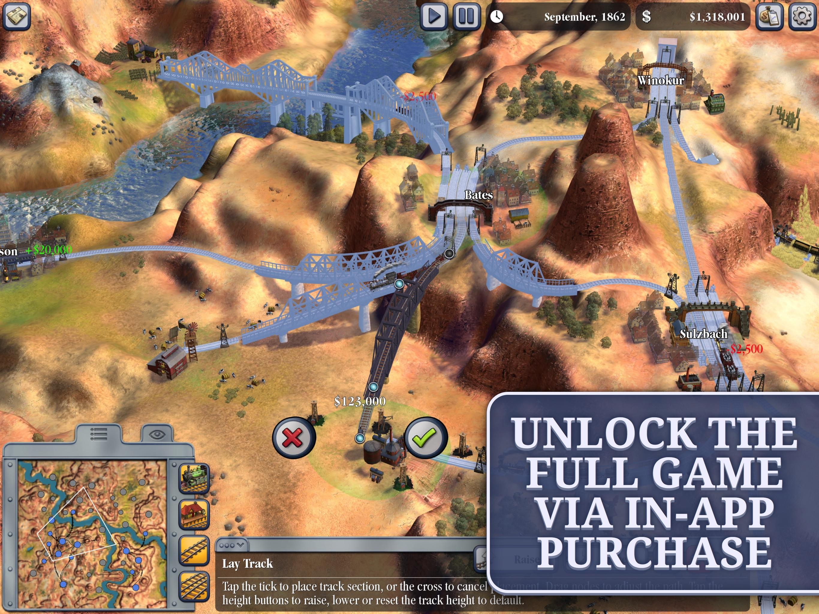 Sid Meier's Railroads! Game Screenshot