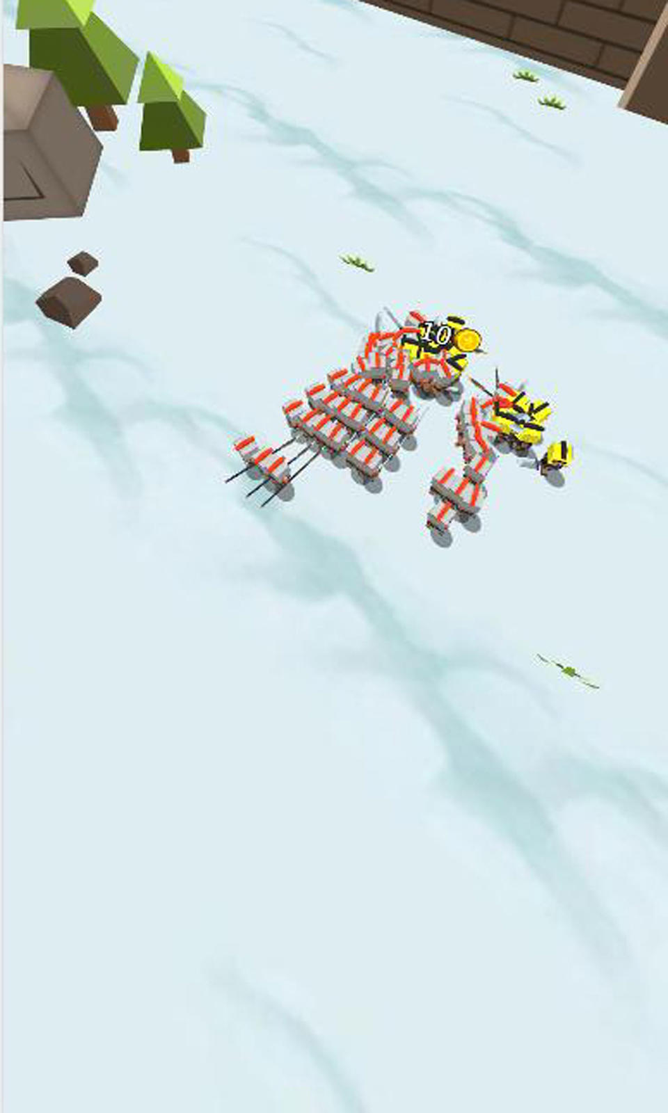 Square war head on Game Screenshot