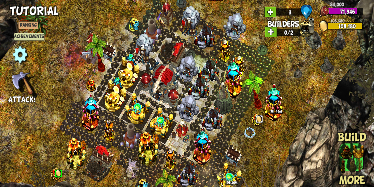 ☣️ Clash Of Orcs ⛺️ City Building Defense War TD Game Screenshot
