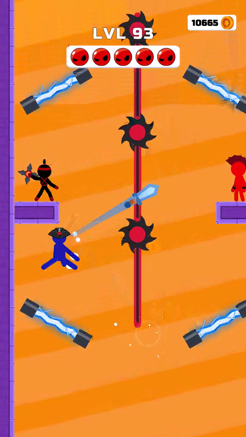 StickMan Teleport 2D Game Screenshot