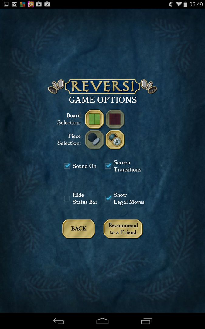 Reversi Pro screenshot game