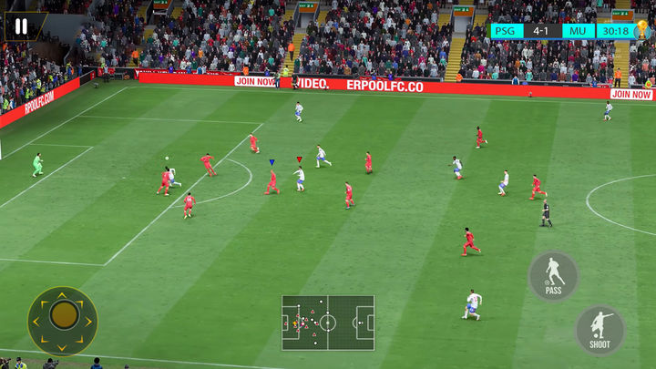 Screenshot 1 of Football 2024 Soccer Game 0.9