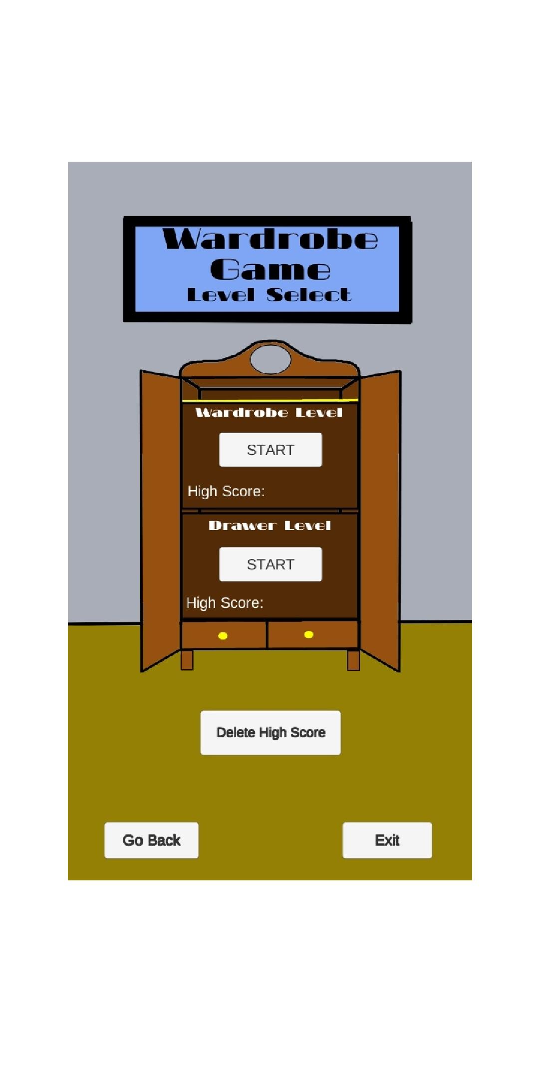 Cuplikan Layar Game Wardrobe Game