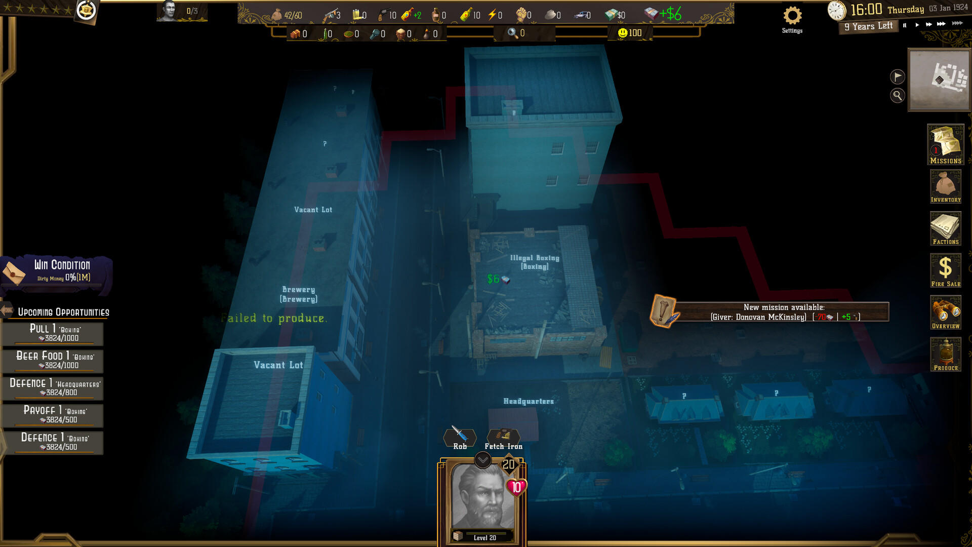 Screenshot 1 of DOUGH: Un juego de rol de estrategia criminal 