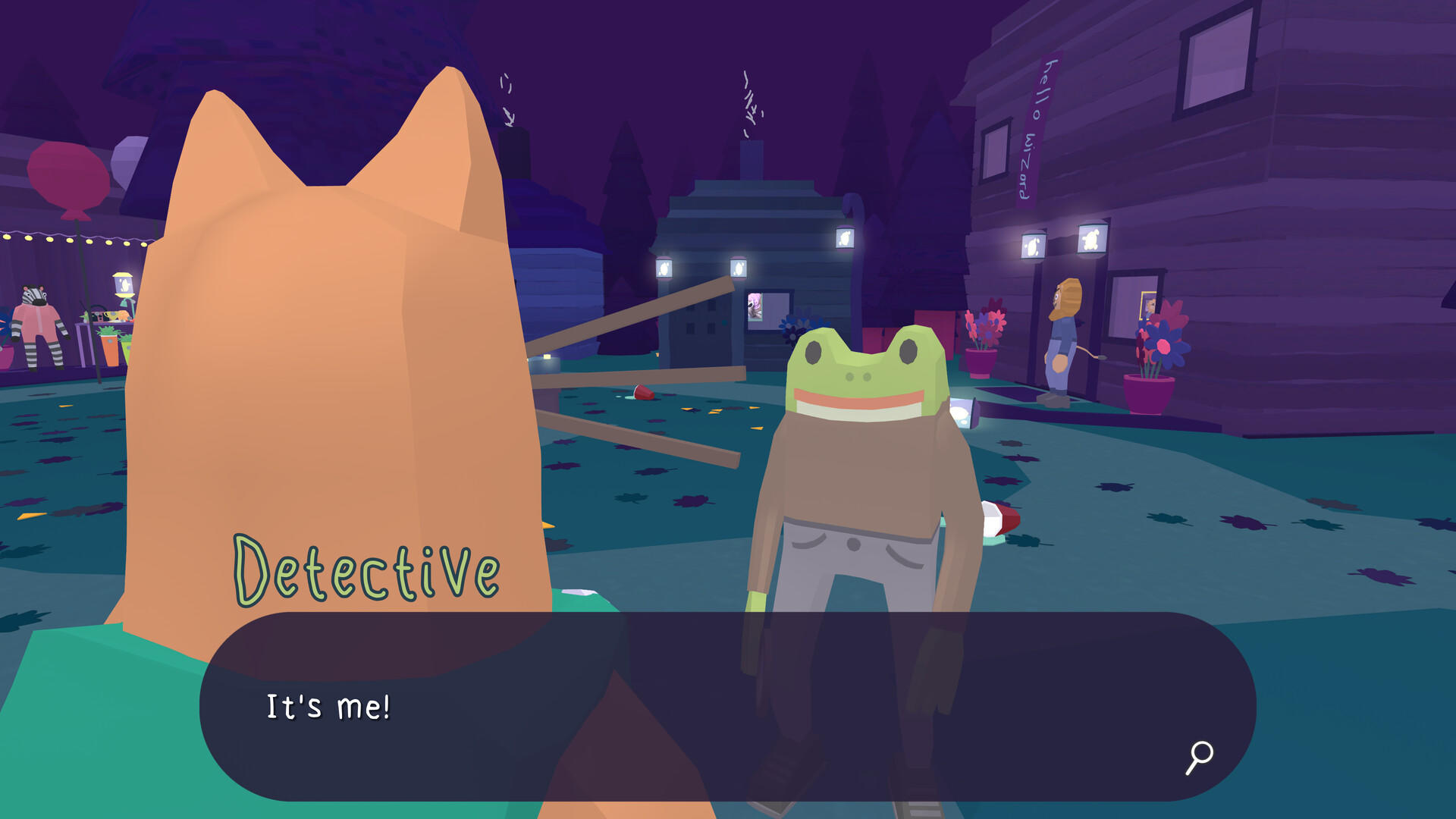 Frog Detective 2: The Case of the Invisible Wizard ภาพหน้าจอเกม