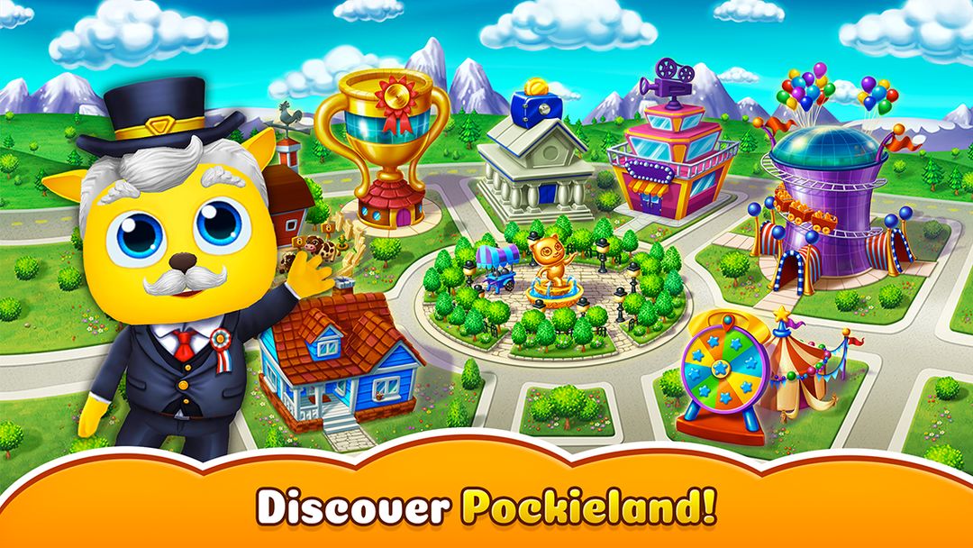 Pockieland - 동물 세상 게임 스크린 샷