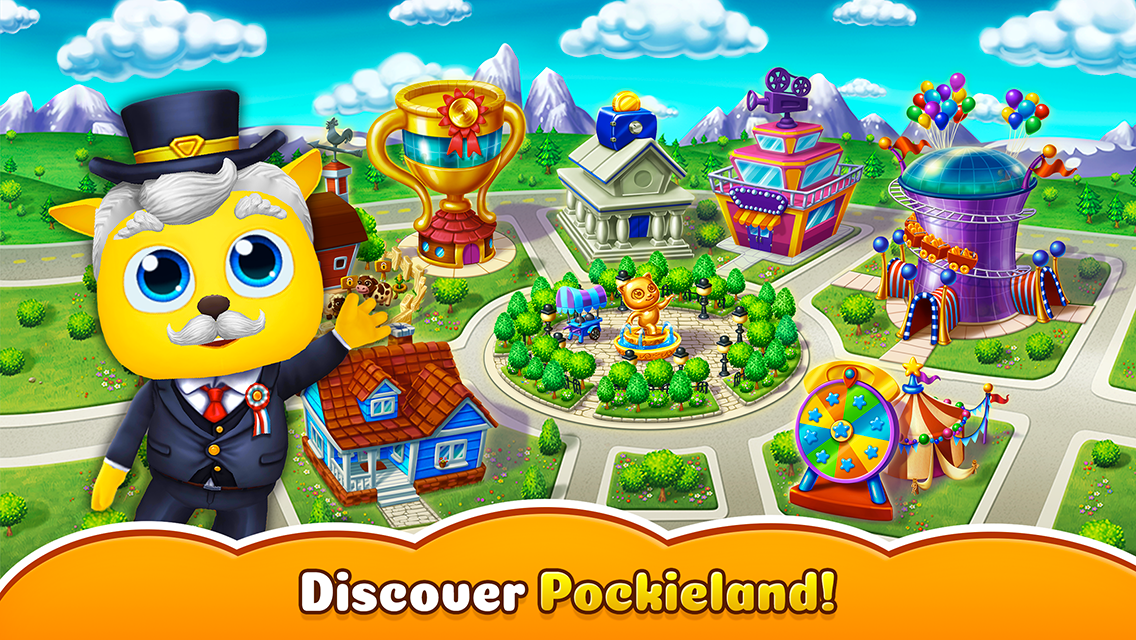 Pockieland - Animal Society Game Screenshot