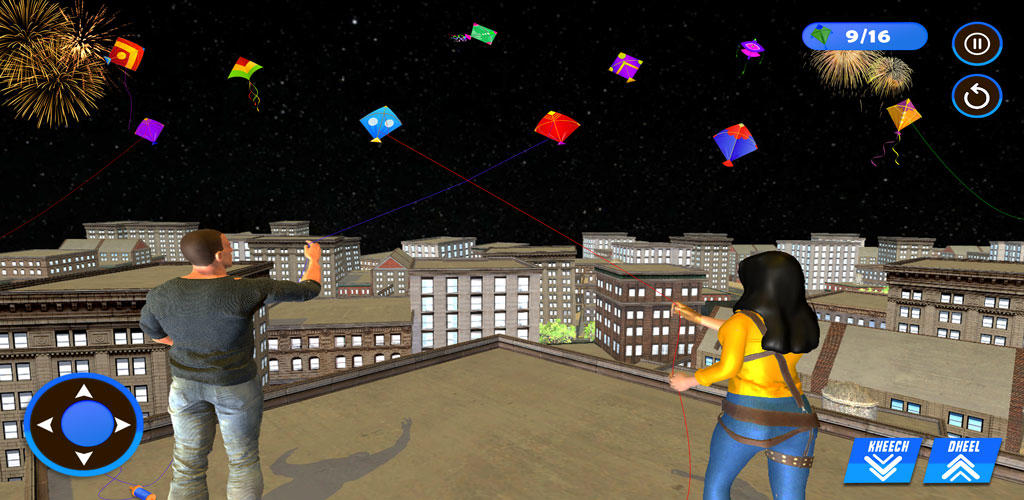 Banner of kite Game sim kite Flying Game 