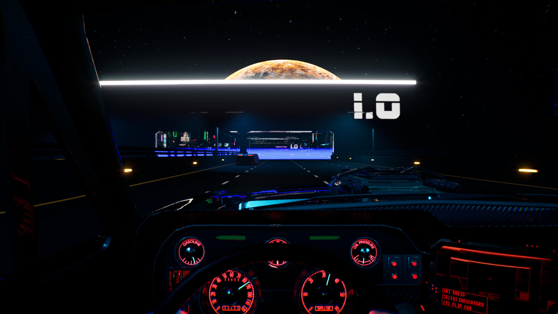 Cyber Space Driver 게임 스크린 샷
