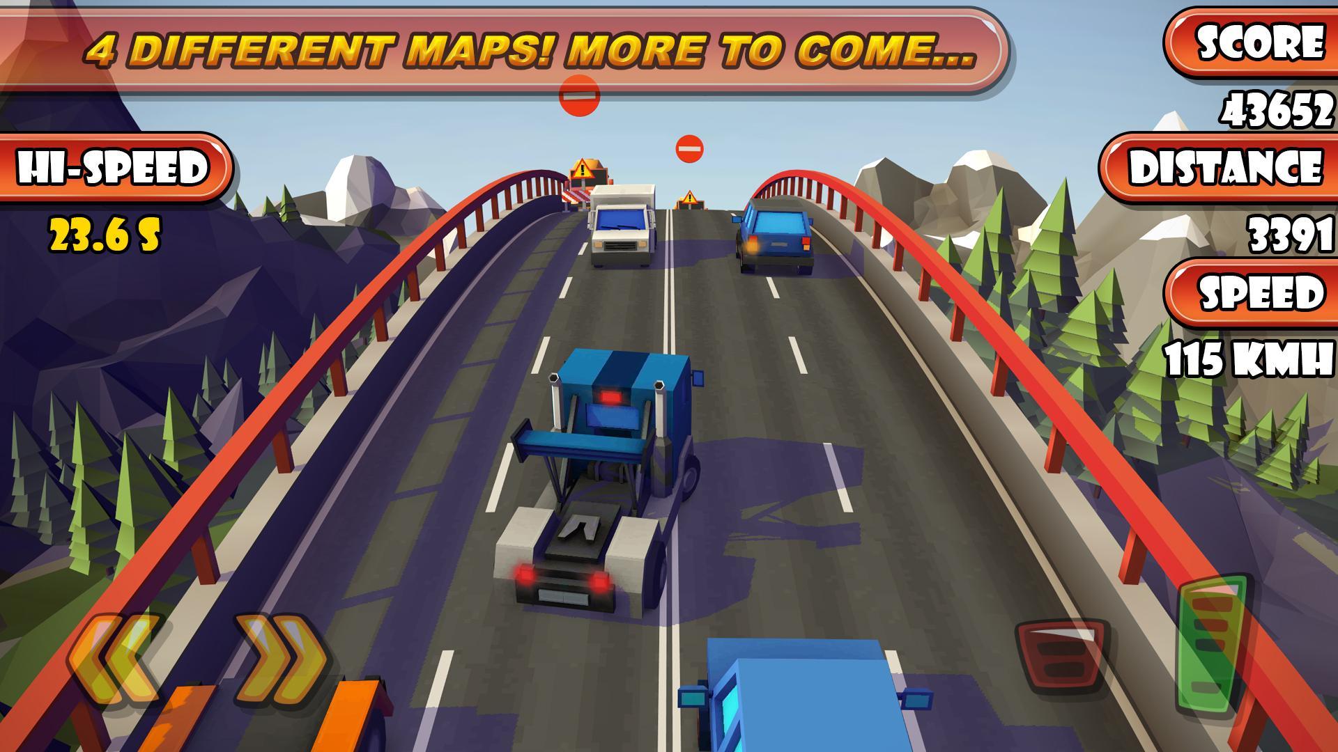 Highway Traffic Racer Planet 게임 스크린샷