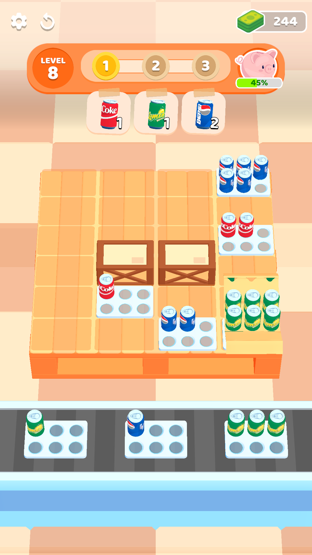 Soda Pack Game Screenshot