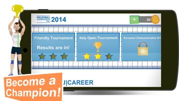 Captura de Tela do Jogo Volleyball Champions 3D - Onli