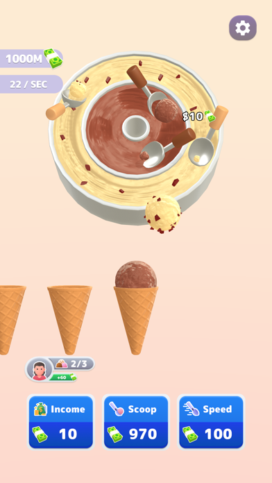 Screenshot of Ice Cream Clicker!