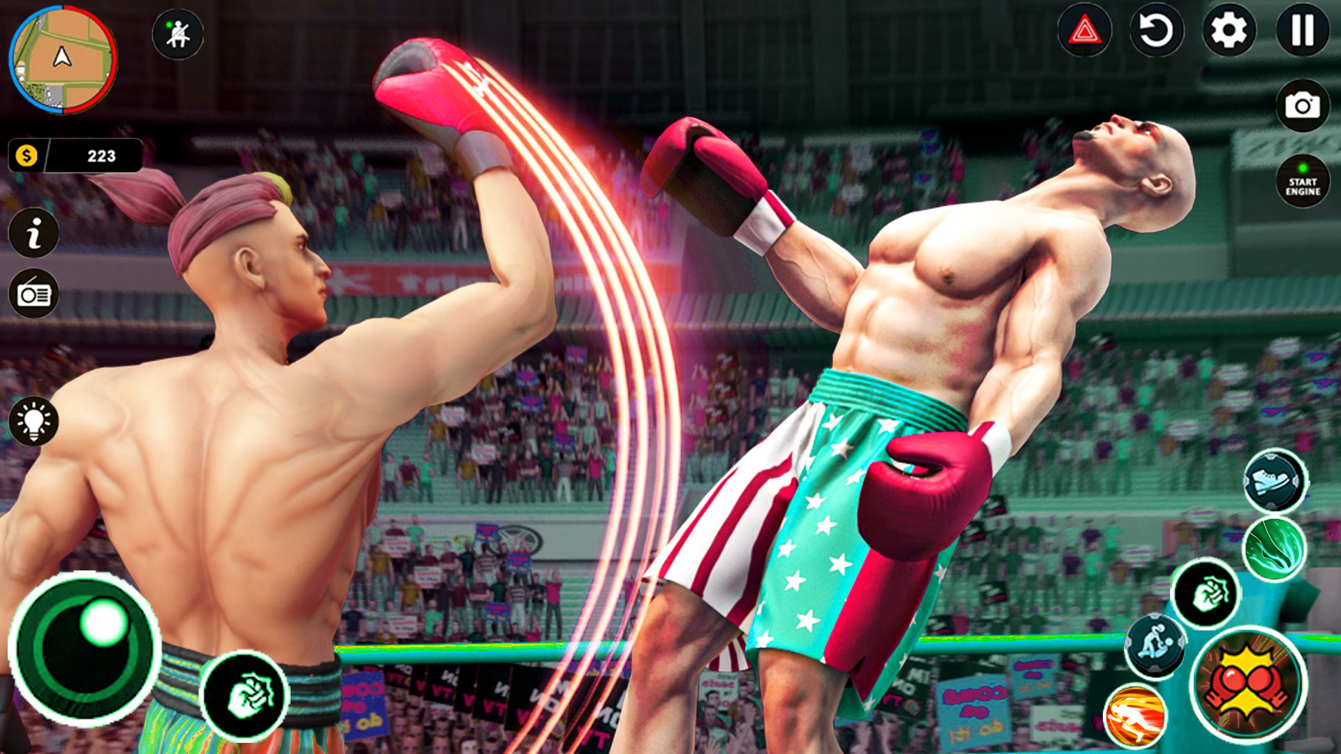Night Boxing Fighting Game 3D Game Screenshot