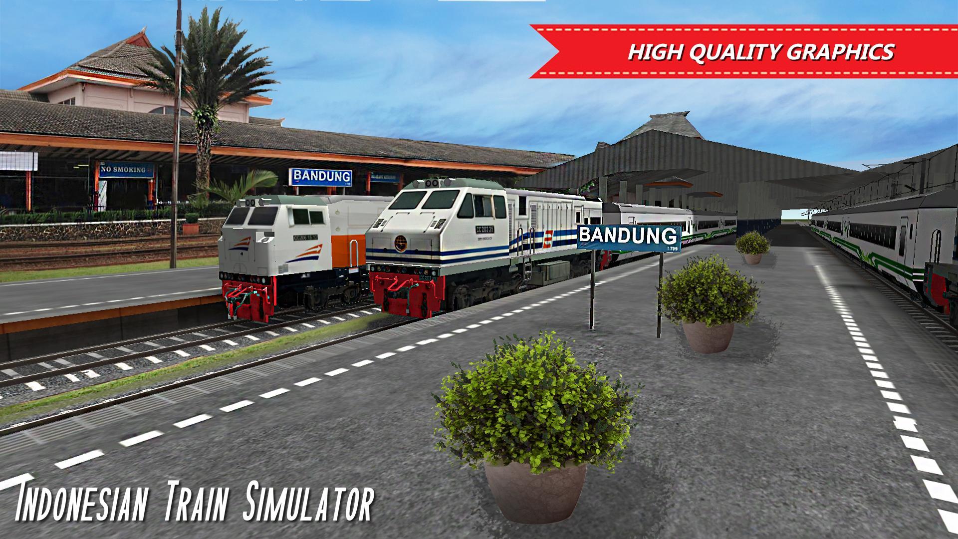 Indonesian Train Sim: Game Game Screenshot