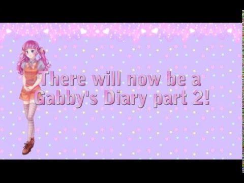 Screenshot of the video of Gabby's Diary 2 love & dressup