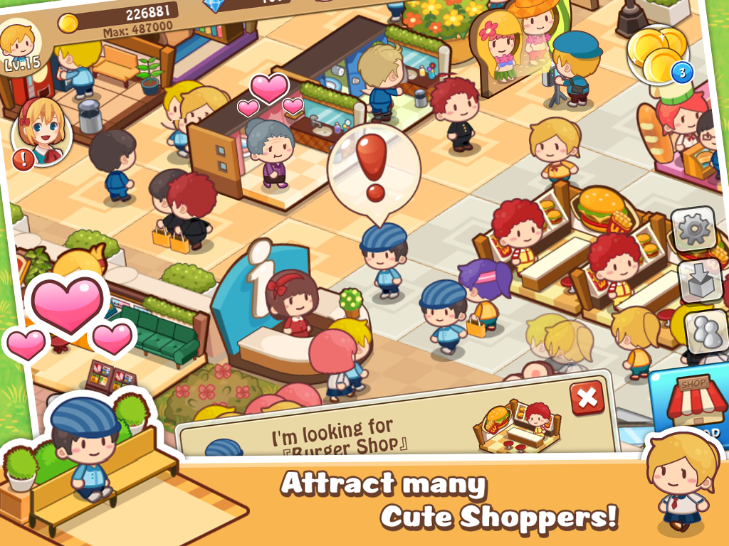 Happy Mall Story: Sim Game Game Screenshot