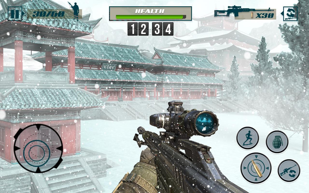 Screenshot 1 of เกมส์ยิงปืน SWAT Sniper Fps 1.2.3