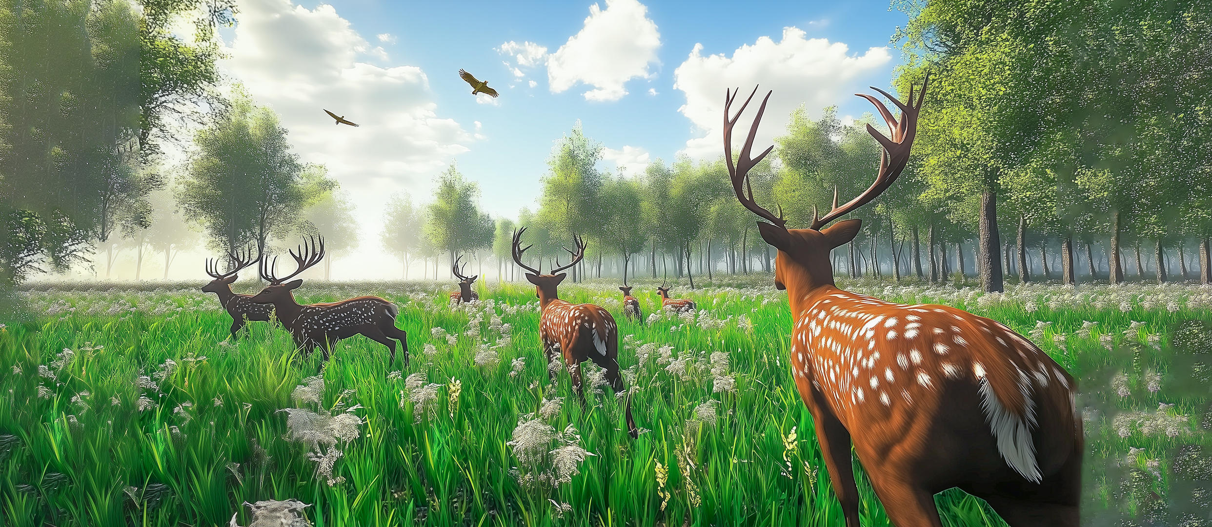 Cuplikan Layar Game Deer Hunt Gun Games Offline