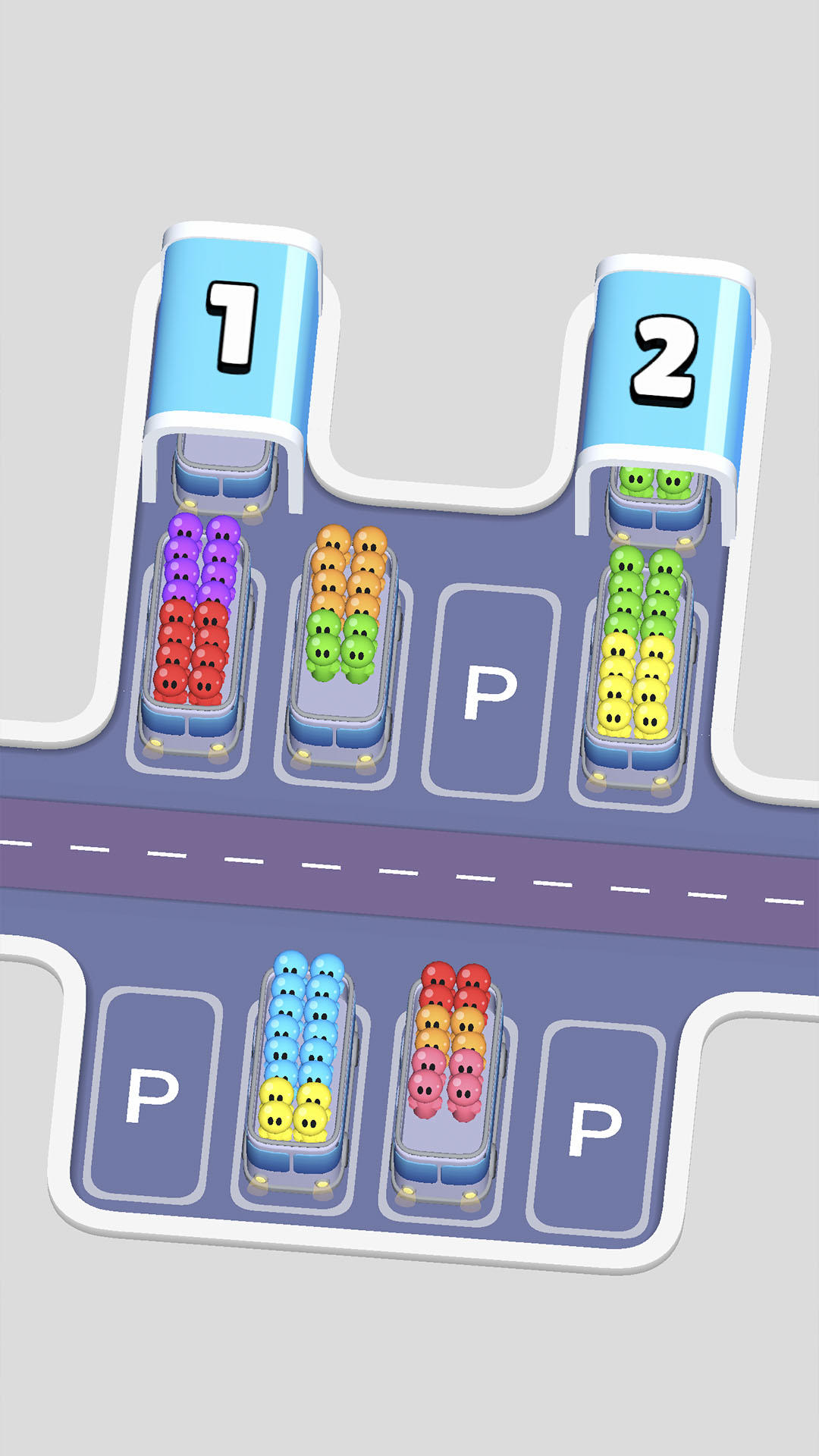 Sort The Passengers Game Screenshot