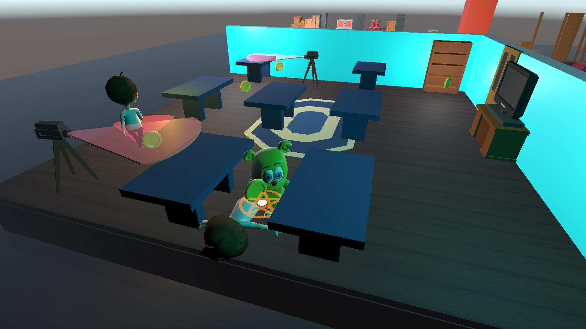 Green Bear Hide and Seek Game Screenshot