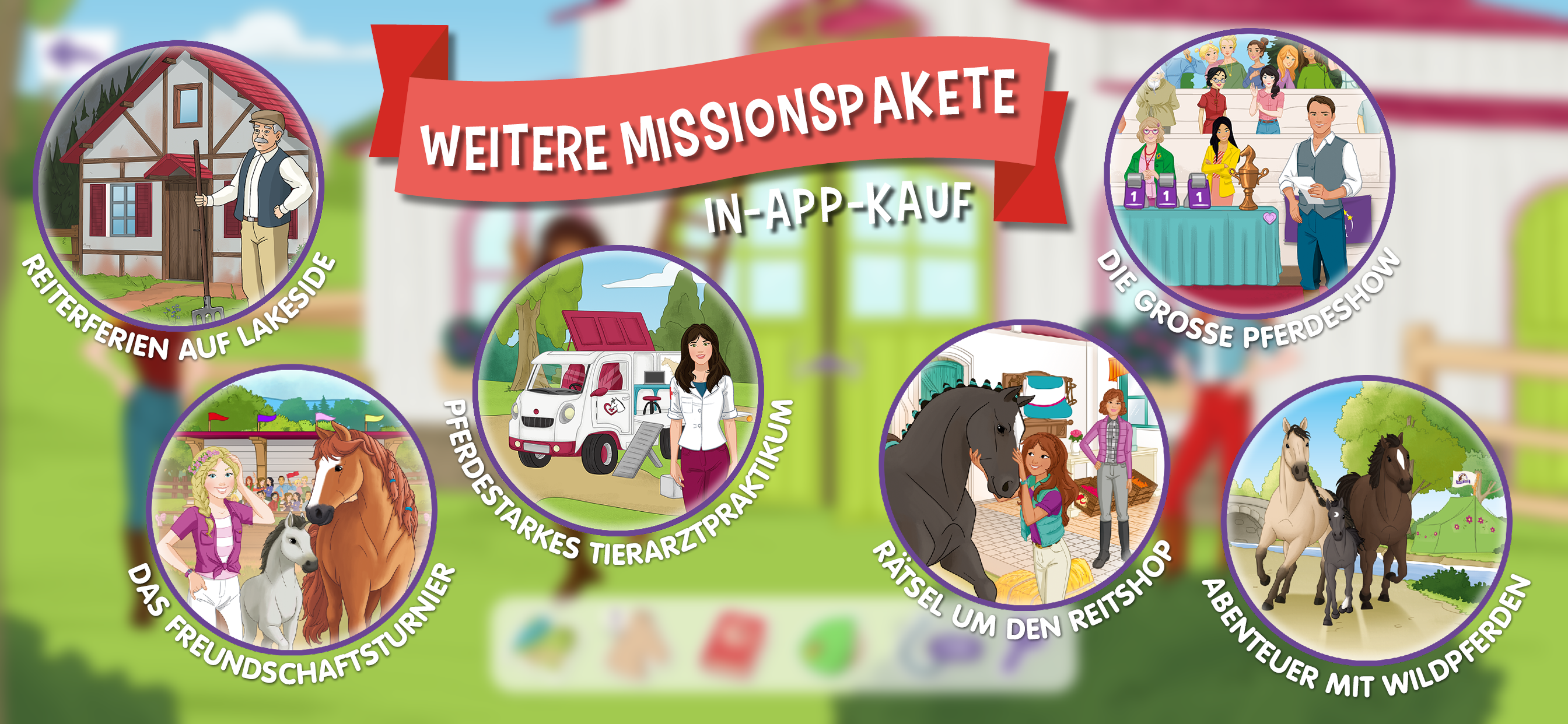 Captura de Tela do Jogo HORSE CLUB Pferde-Abenteuer