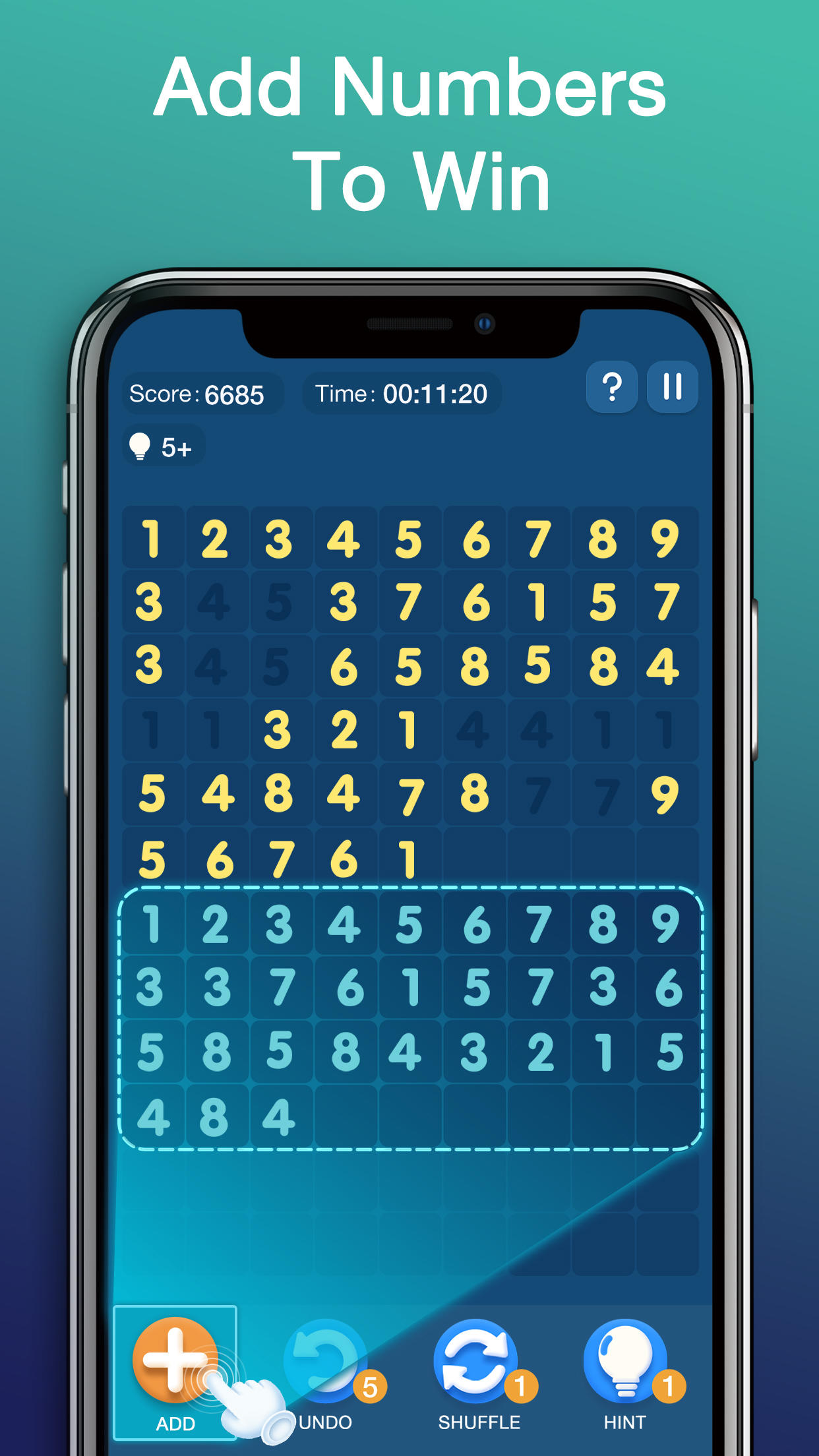 Screenshot 1 of Cocokkan Sepuluh - Puzzle Angka 0.1.83
