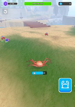 Crab Invasion Game Screenshot