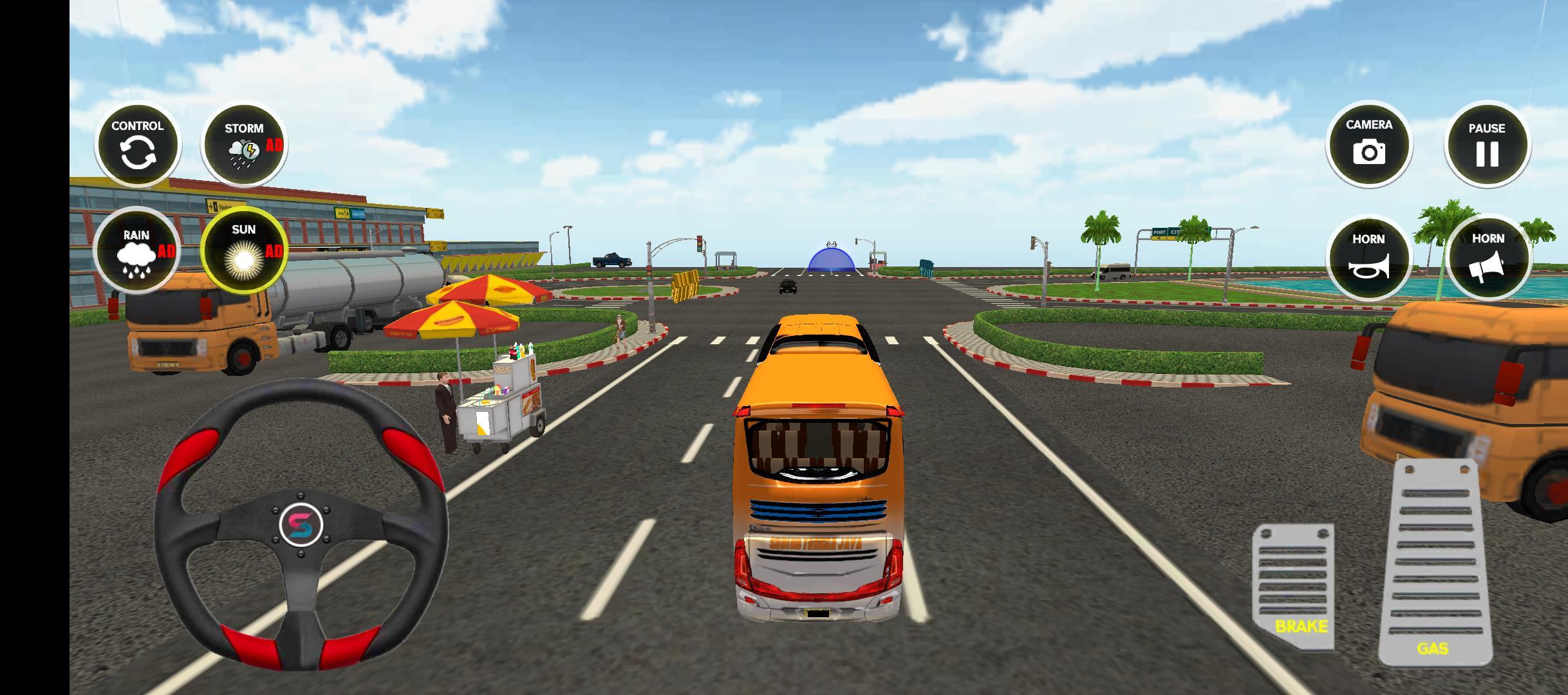Euro Bus Driver Simulator 3D Game Screenshot