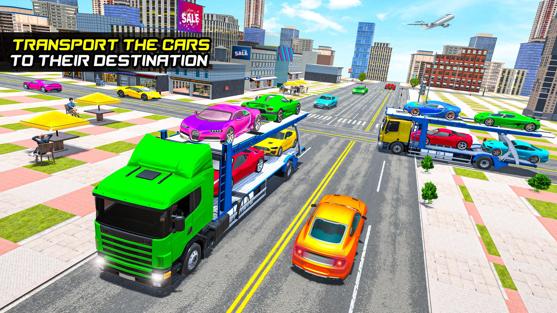 Crazy Truck Car Transport Game Game Screenshot