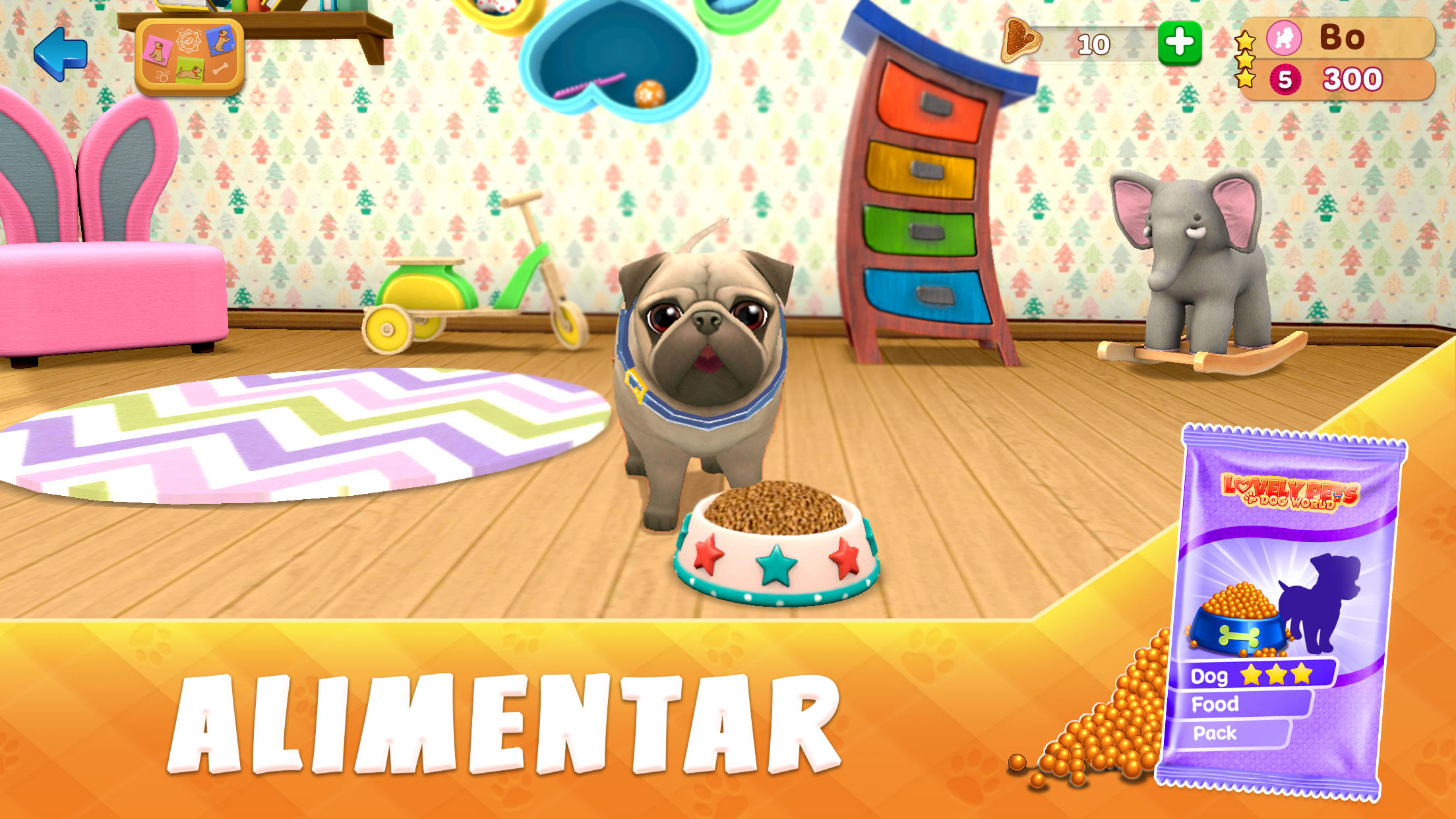 Captura de Pantalla del Juego Dog Town: Juegos de perros