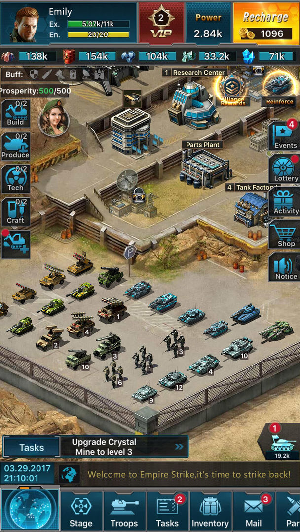 Empire Strike-Modern Warlords 게임 스크린 샷