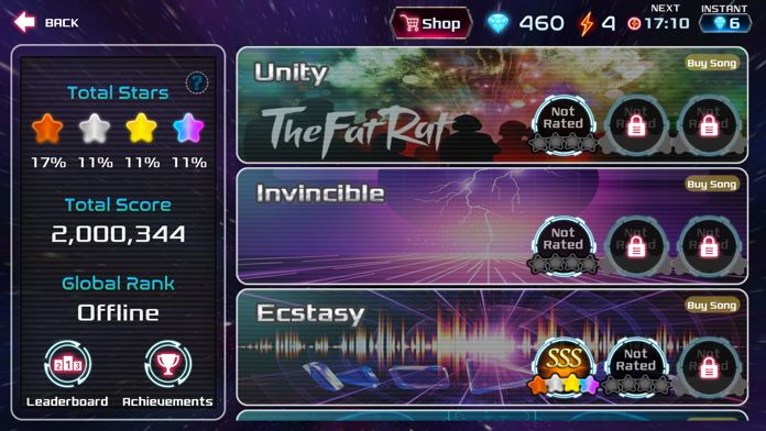 Infinity Beats Song Edition Game Screenshot