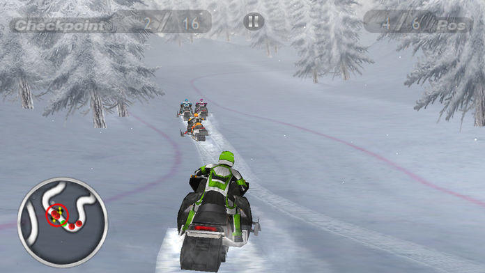 Screenshot 1 of 雪地摩托賽車 
