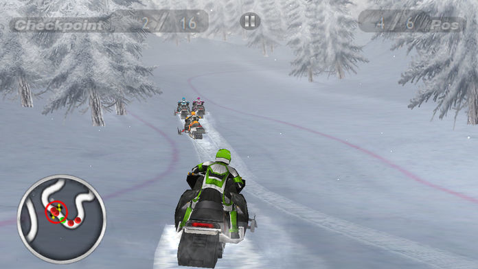 Screenshot 1 of Snow Moto Racing 