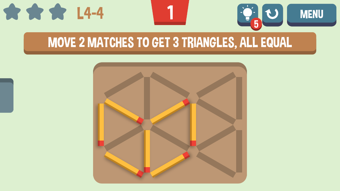 Move the Matches Game Screenshot