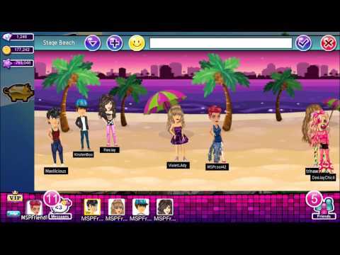 Screenshot of the video of MovieStarPlanet