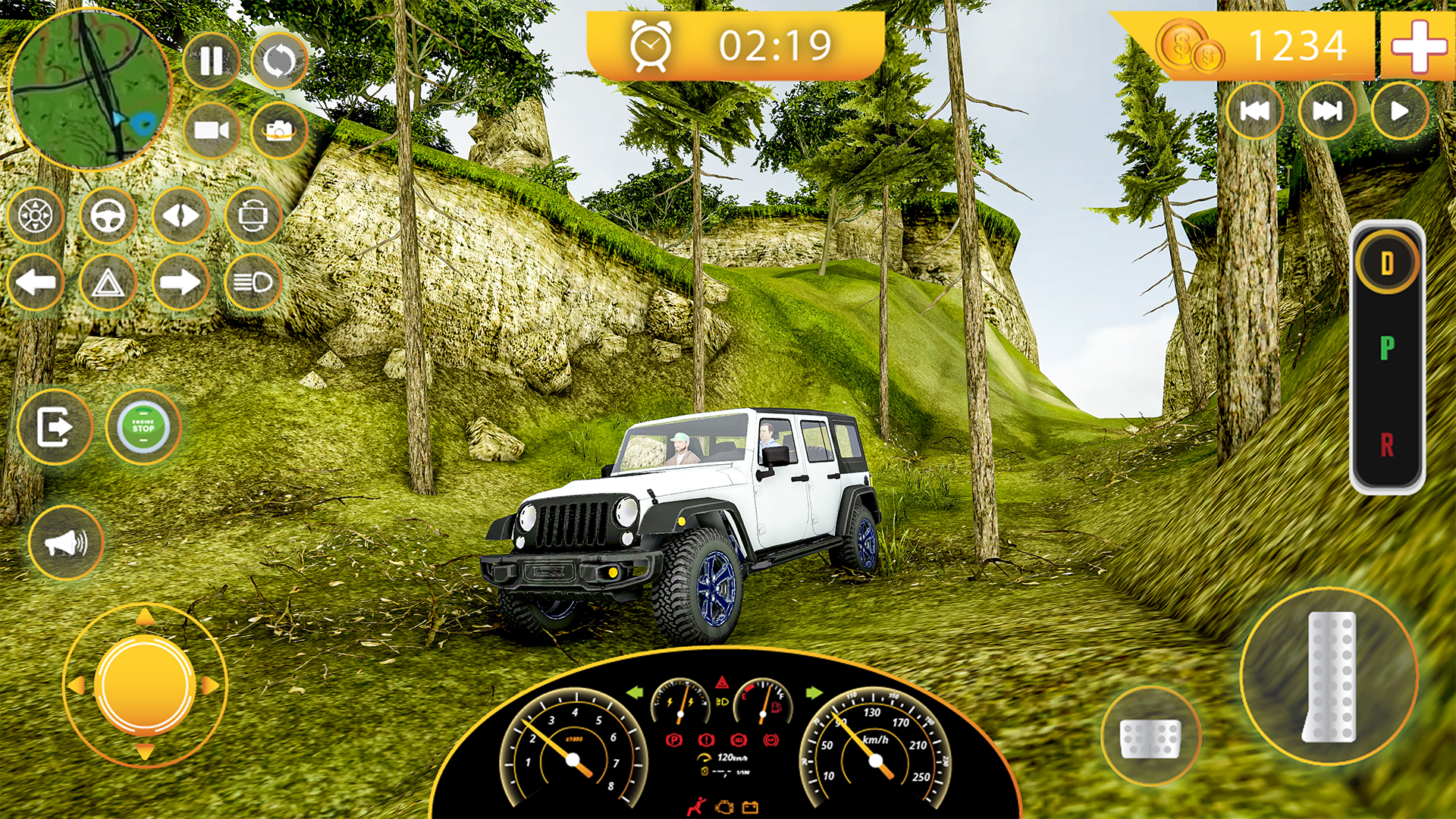 Offroad Jeep 4x4 Driving Games Game Screenshot