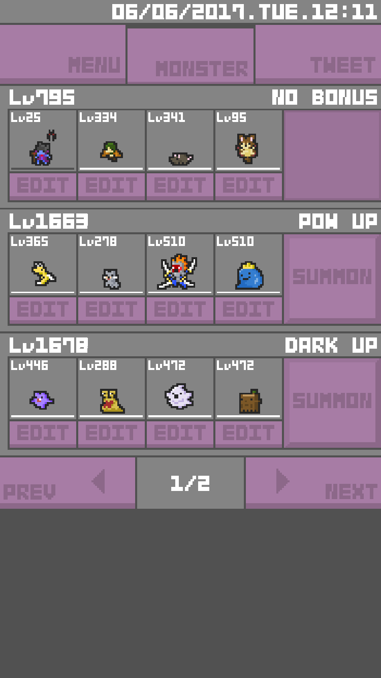 Cuplikan Layar Game MinuteMonsters