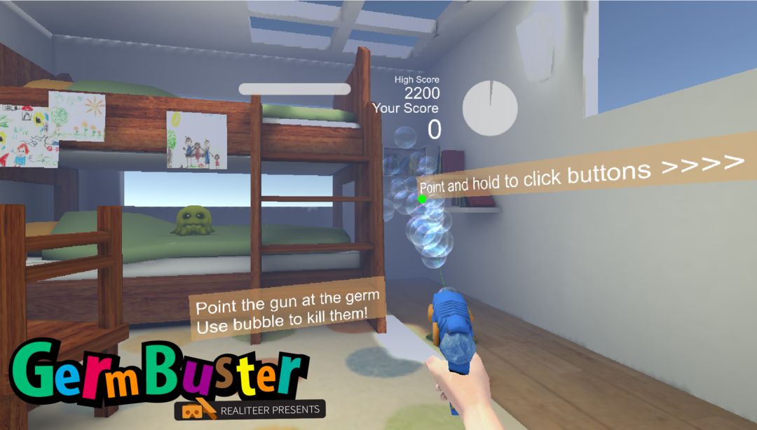GermBuster VR遊戲截圖