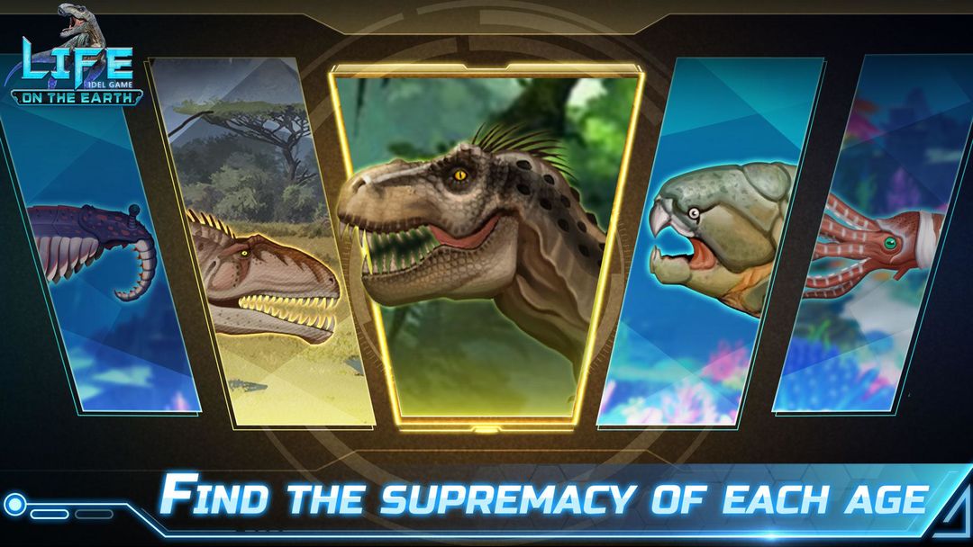 Screenshot of Life on Earth: evolution game