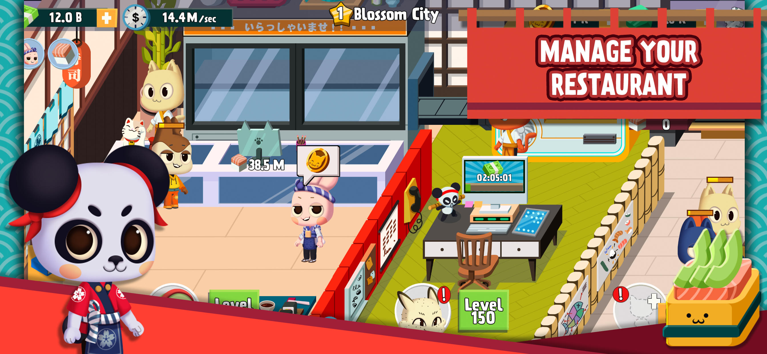 Sushi, Inc. Game Screenshot