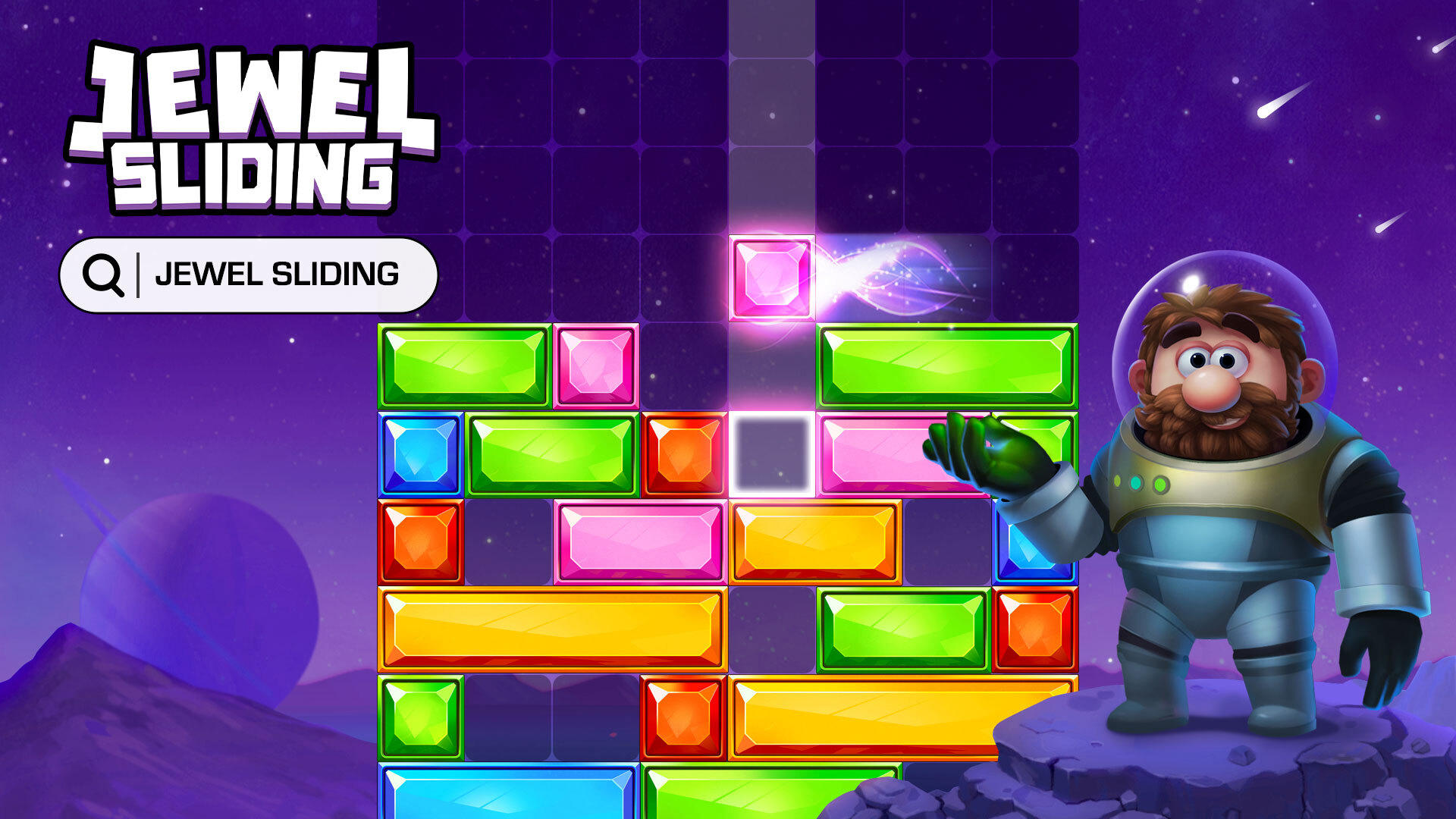 Screenshot 1 of Jewel Sliding® - Puzzle Blok 4.30.3