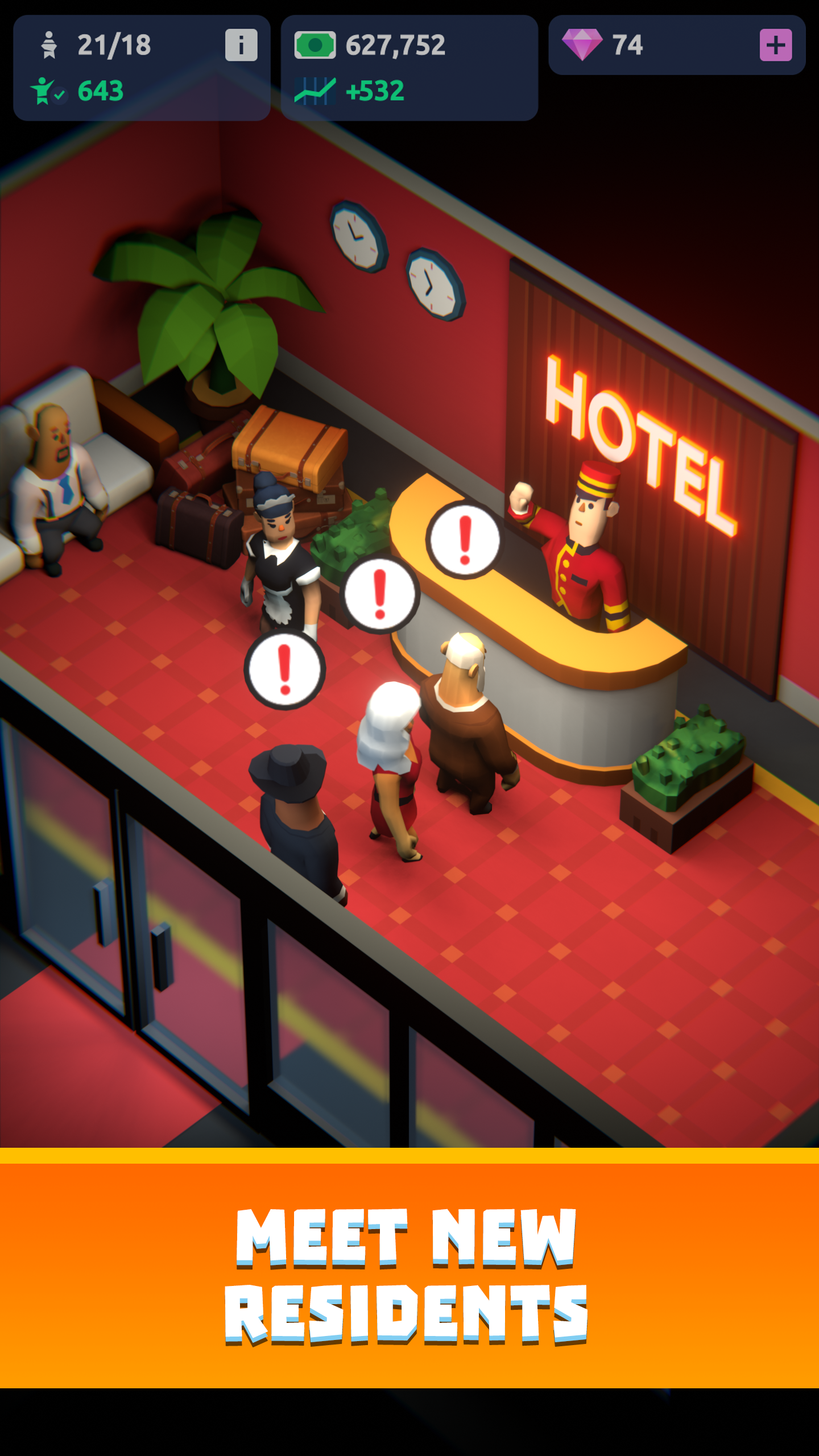 Idle Hotel Tycoon Empire android iOS-TapTap