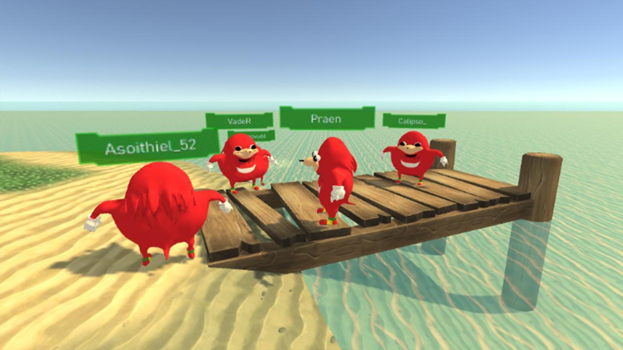 Скриншот игры Ugandan Knuckles VR