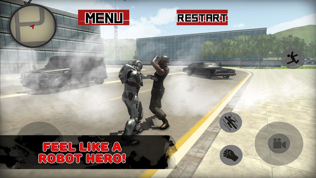 Police Superhero Robot Pro 게임 스크린 샷
