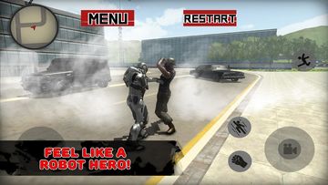 Police Superhero Robot Pro 게임 스크린샷