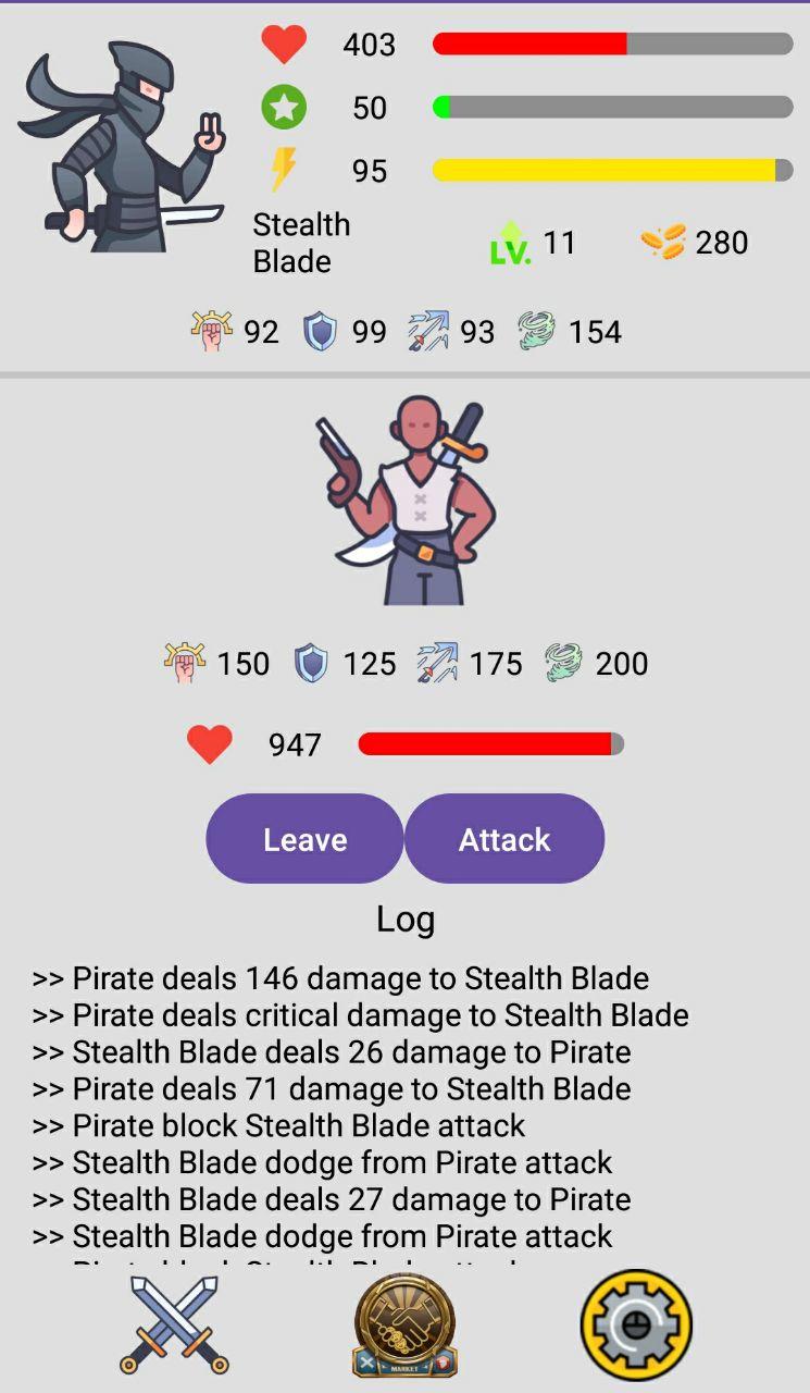 Booster XP Quest: Clicker RPG Game Screenshot